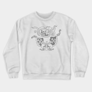 Prehispanic bat Crewneck Sweatshirt